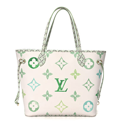 Louis Vuitton Monogram Giant By The Pool 2.0 Neverfull MM Jade 1 of 11