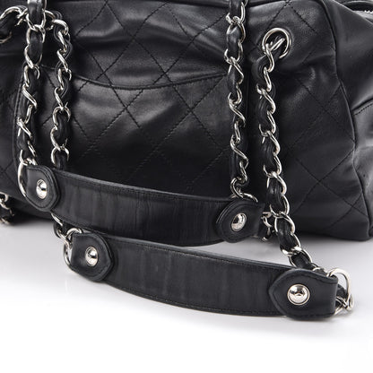 Chanel Lambskin Quilted Small Camera Case Black 11 of 14