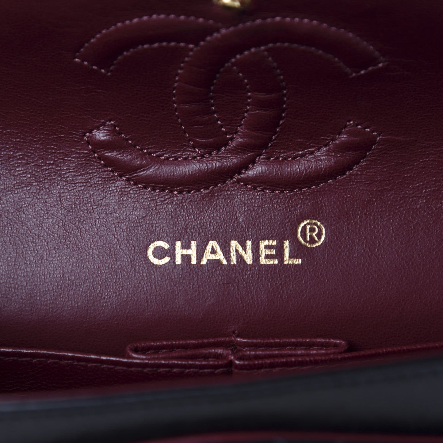 Lambskin Quilted Small Double Flap Black