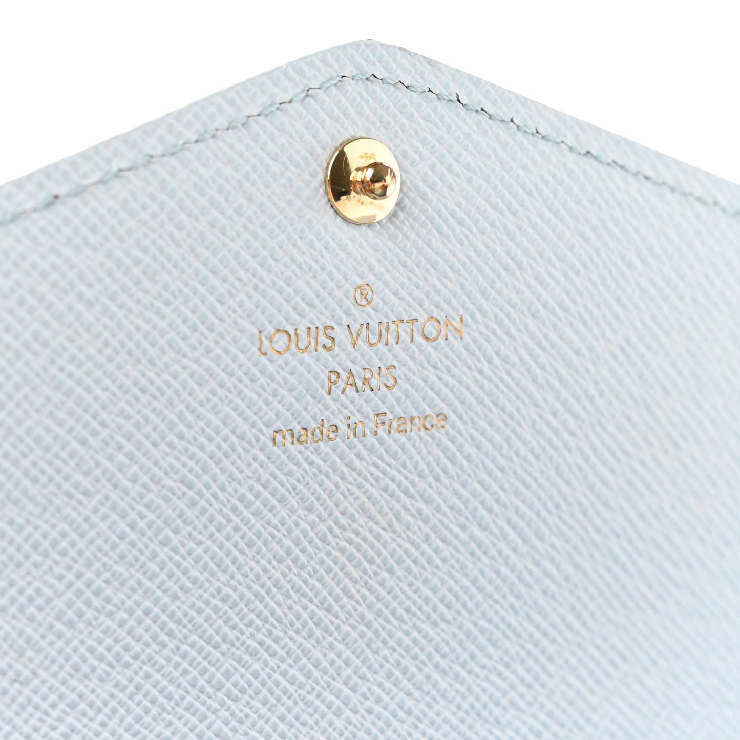 Damier Azur Sarah Wallet NM Bleu Olympe