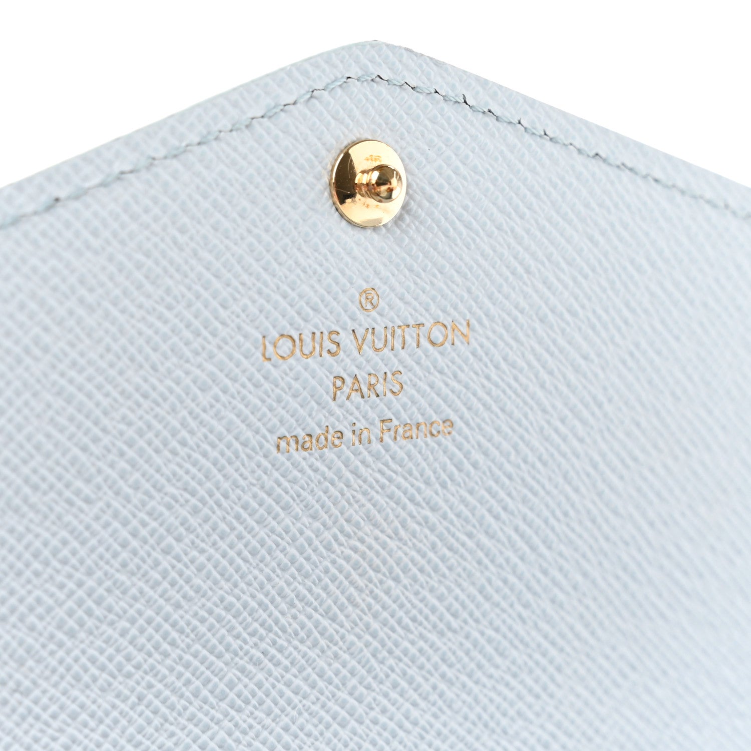 Louis Vuitton Damier Azur Sarah Wallet NM Bleu Olympe 7 of 8