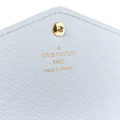 Louis Vuitton Damier Azur Sarah Wallet NM Bleu Olympe 7 of 8