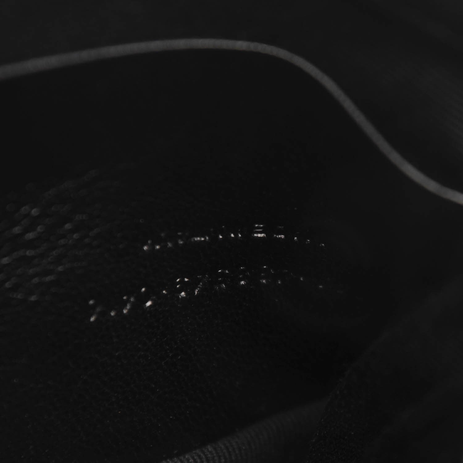 Saint Laurent Sheepskin Matelasse Chevron Monogram Mini College Bag Black 7 of 7