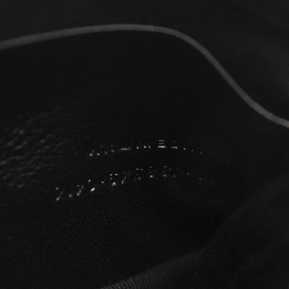 Saint Laurent Sheepskin Matelasse Chevron Monogram Mini College Bag Black 7 of 7