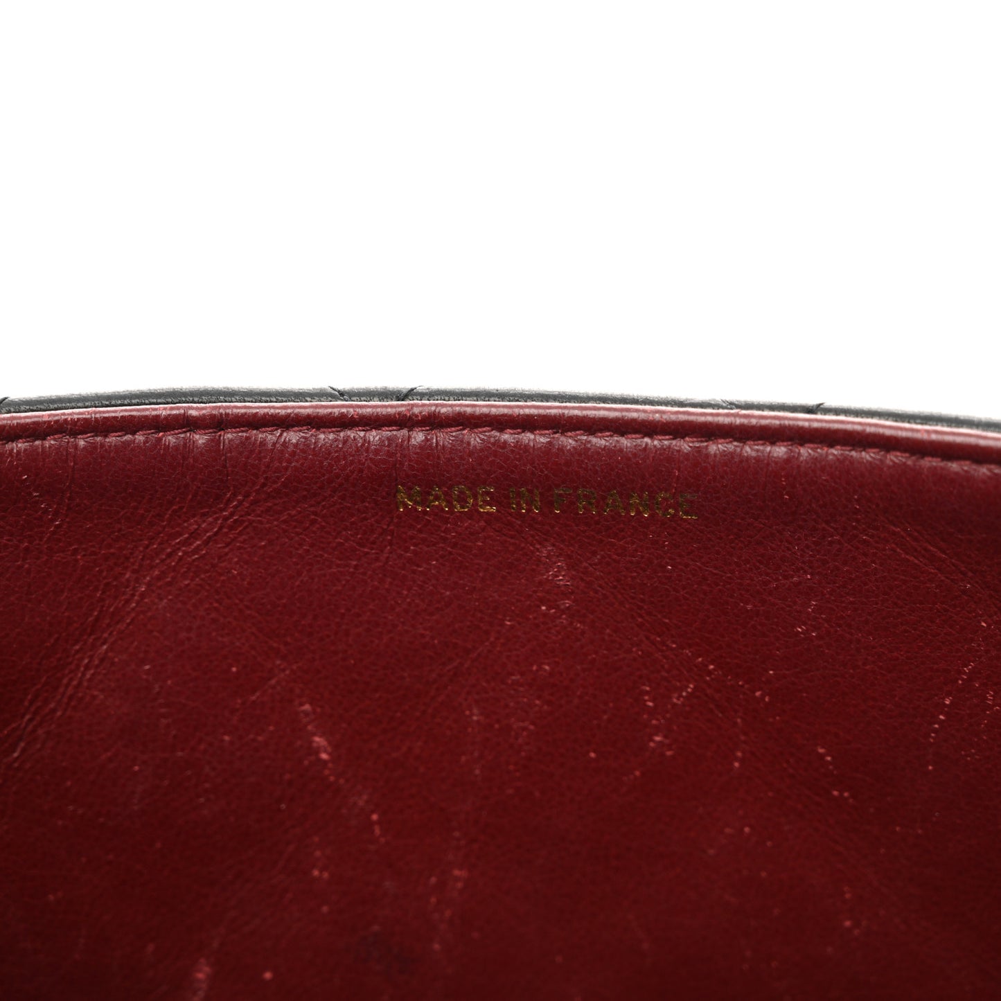 Lambskin Medium Single Flap Black