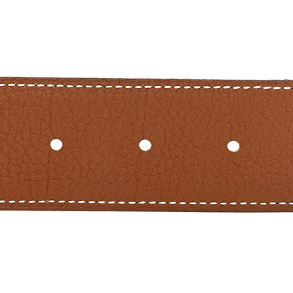 Hermes Box Togo 38mm Constance H Belt 90 36 Black Gold 4 of 6