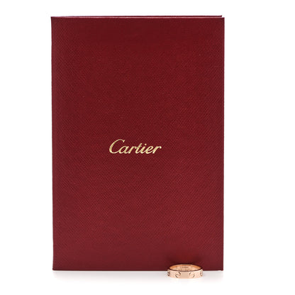Cartier 18K Pink Gold 3.5mm LOVE Wedding Band Ring 47 4 5 of 5