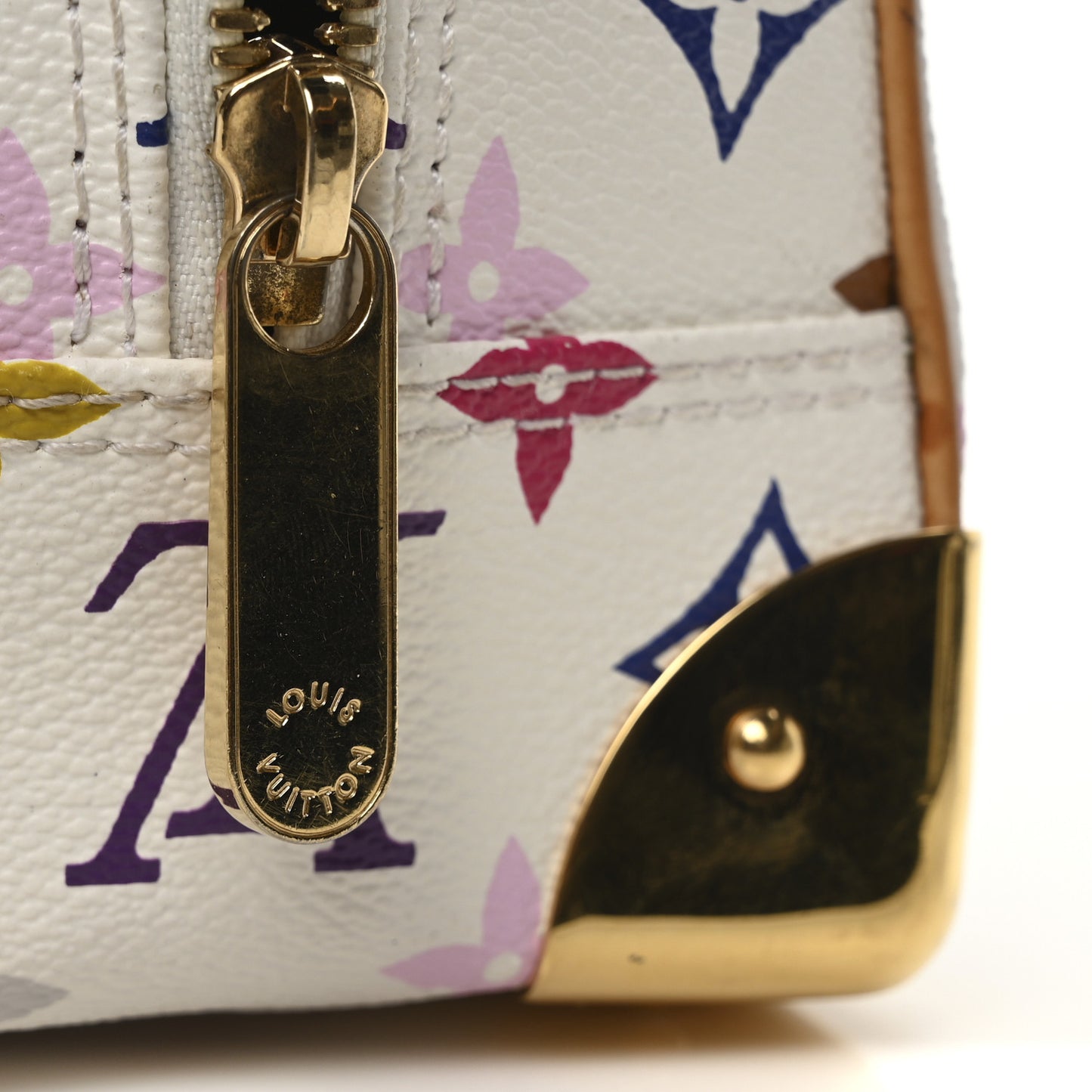 Monogram Multicolor Trouville White
