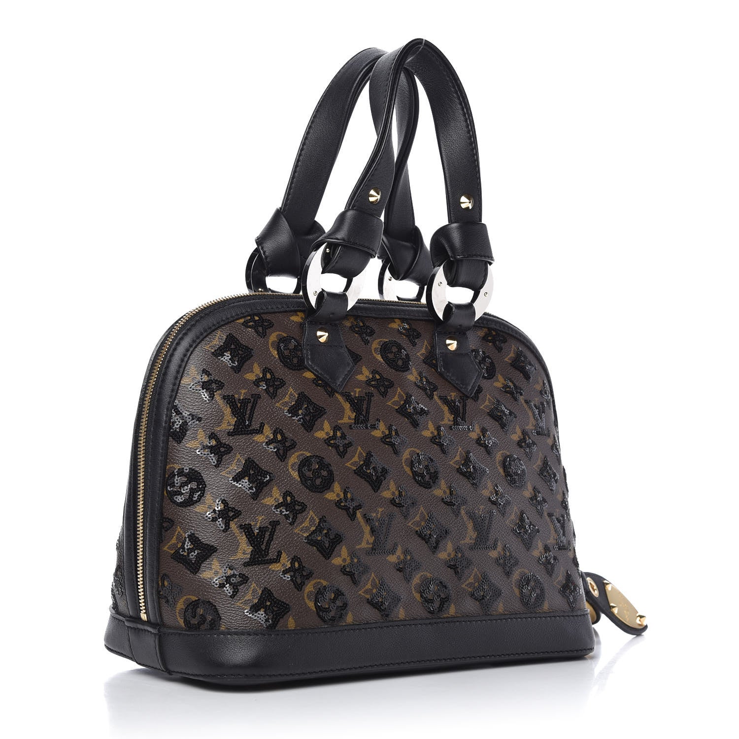 Louis Vuitton Monogram Sequins Eclipse Alma Black 3 of 10