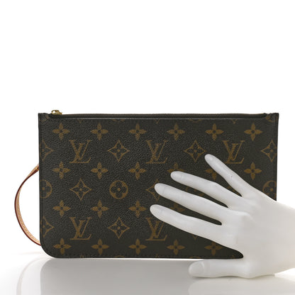 Louis Vuitton Monogram Neverfull MM GM Pochette 2 of 8