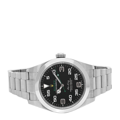 Rolex Stainless Steel 40mm Air-King Oyster Perpetual Watch Black 116900 2 of 4