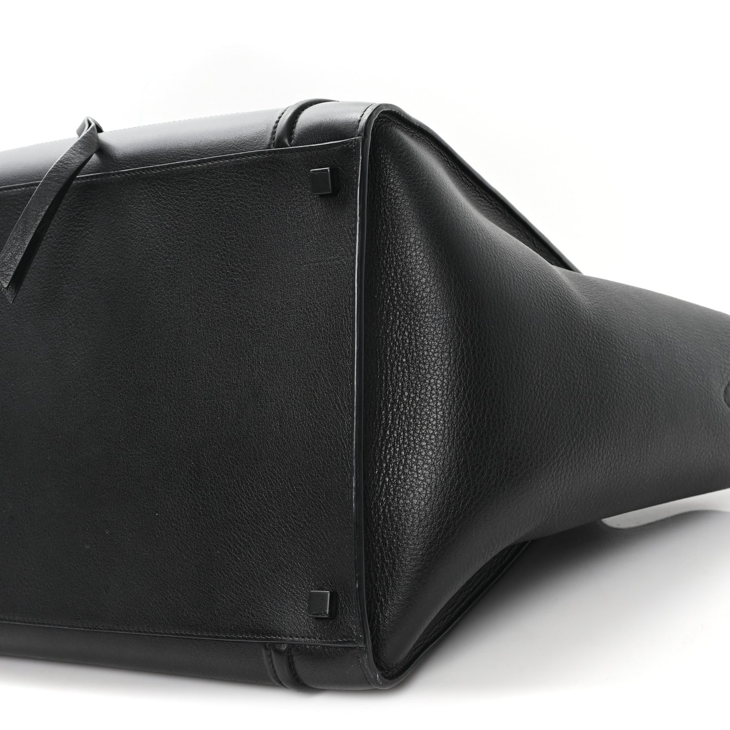 Grained Calfskin Medium Phantom Luggage Black