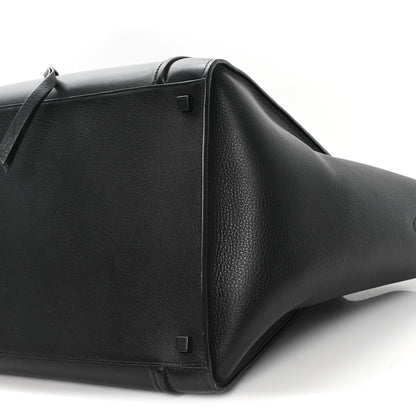 Celine Grained Calfskin Medium Phantom Luggage Black 8 of 9