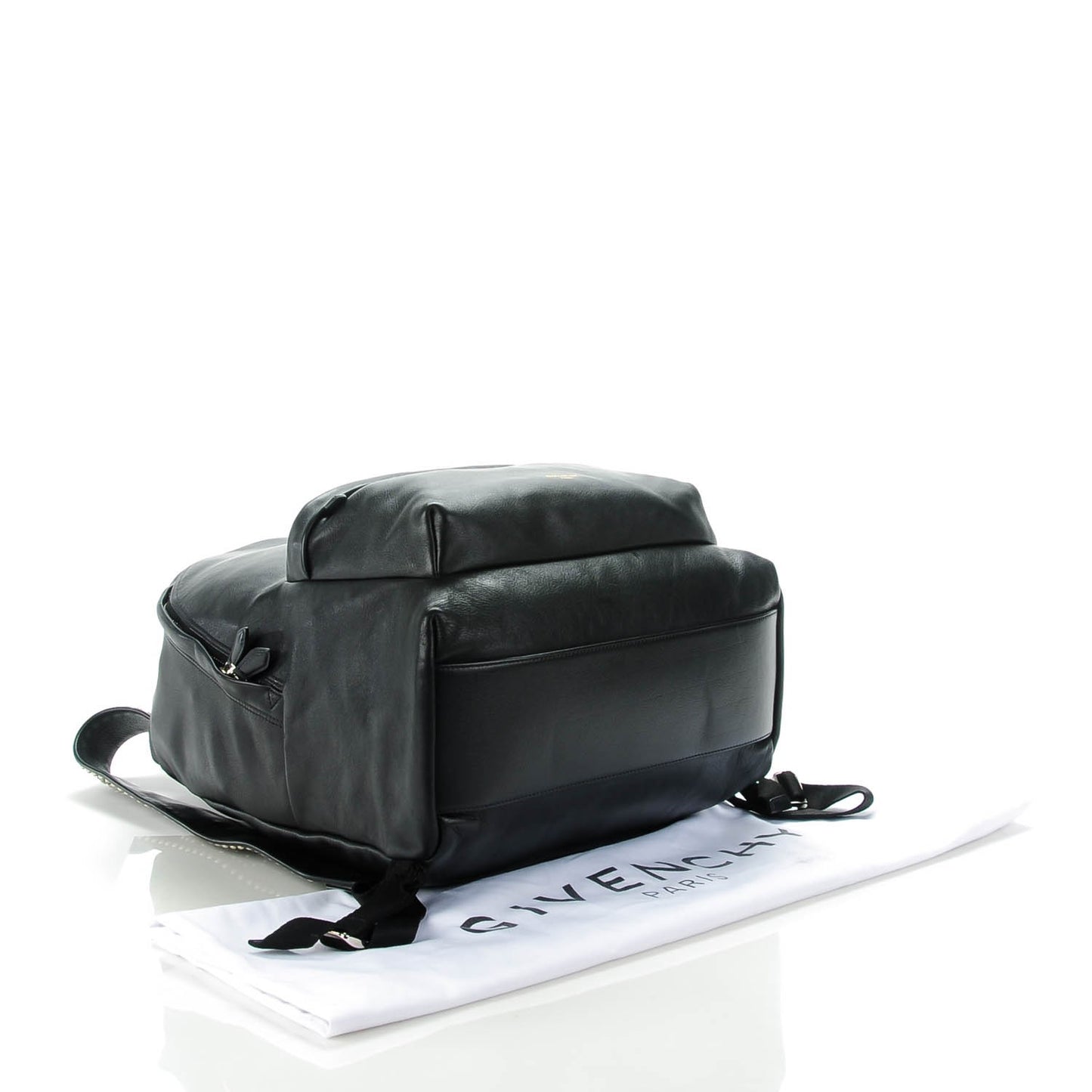 Supple Nappa Studded Backpack Black