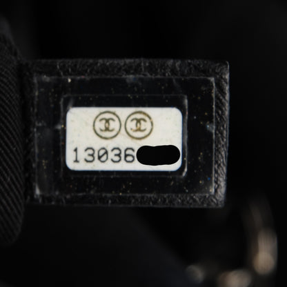 Chanel Iridescent Calfskin Large Stretch Spirit Cabas Black 7 of 7