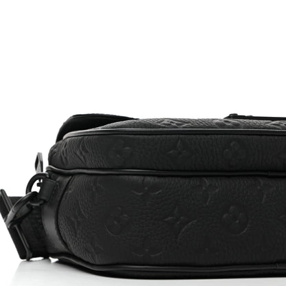 Louis Vuitton Taurillon Monogram S Lock Messenger Black 6 of 7