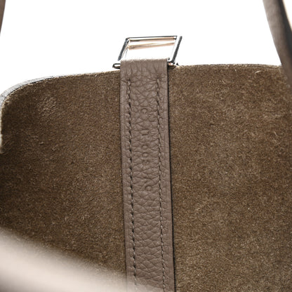 Hermes Taurillon Maurice Picotin Lock 22 MM Gris Asphalte 7 of 12