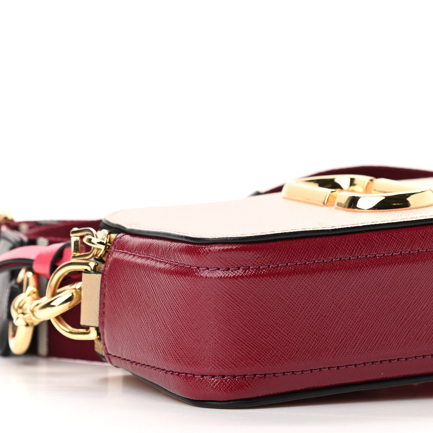 Marc Jacobs Saffiano Small Snapshot Camera Bag Rose Multicolor 9 of 13