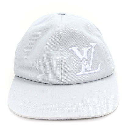 Louis Vuitton Cotton Monogram Embroidered LV Smash Cap Light Grey 3 of 8