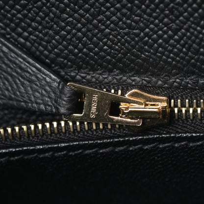 Hermes Epsom Kelly Sellier 25 Black 28 of 39