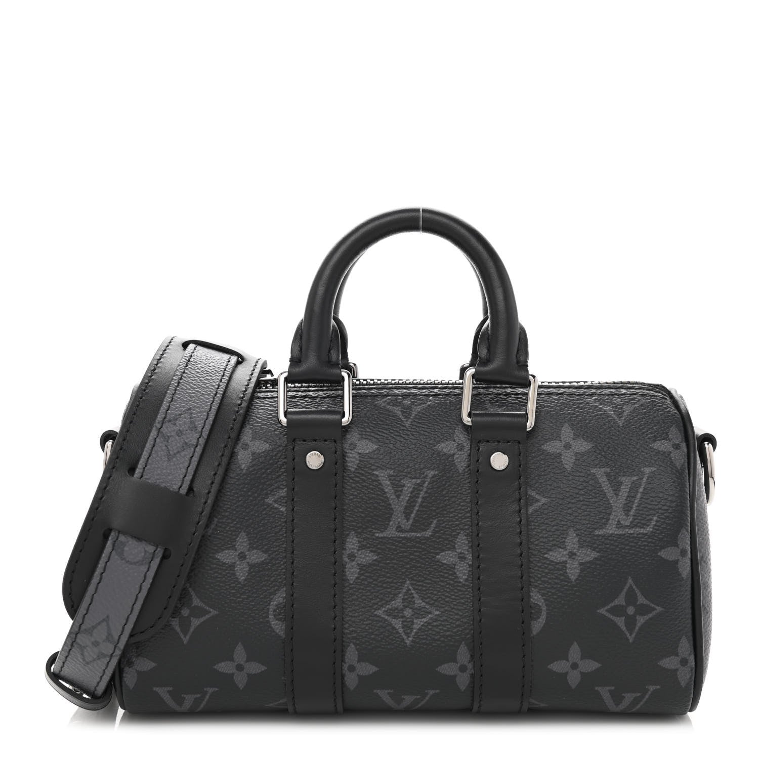 Louis Vuitton Reverse Monogram Eclipse Keepall XS Black 1 of 7