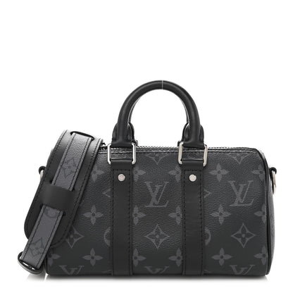 Louis Vuitton Reverse Monogram Eclipse Keepall XS Black 1 of 7