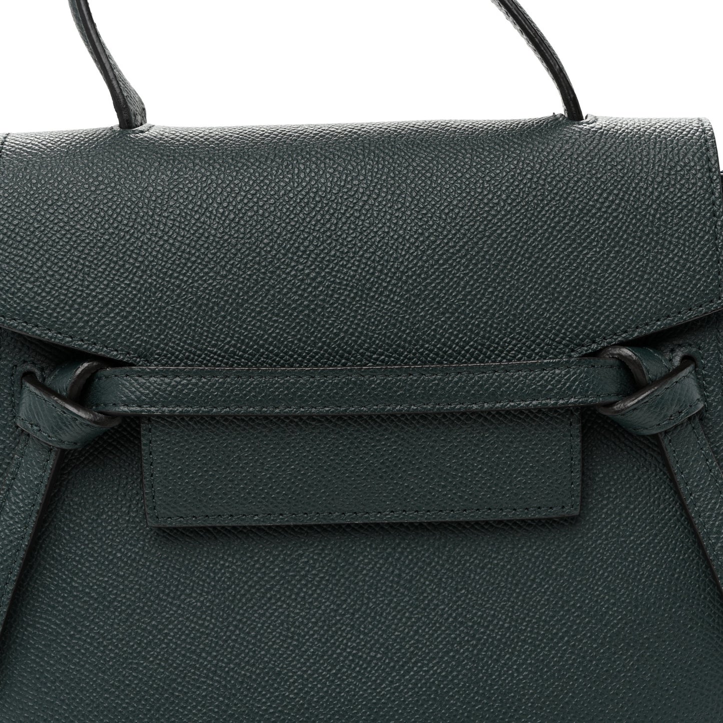Grained Calfskin Nano Belt Bag Abyss Blue