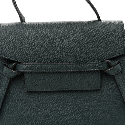 Celine Grained Calfskin Nano Belt Bag Abyss Blue 7 of 9