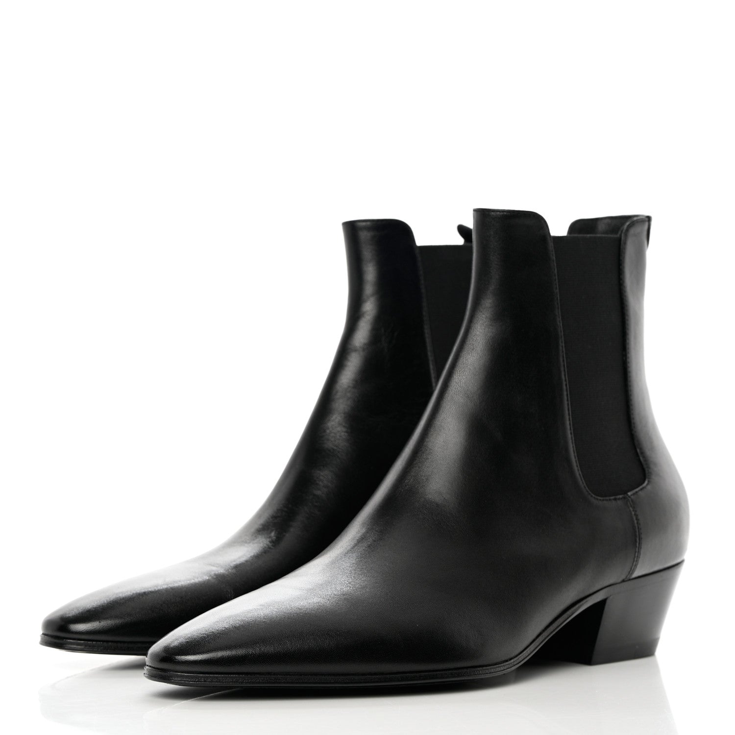 Saint Laurent Nappa Chelsea Boots 40 Black 3 of 8