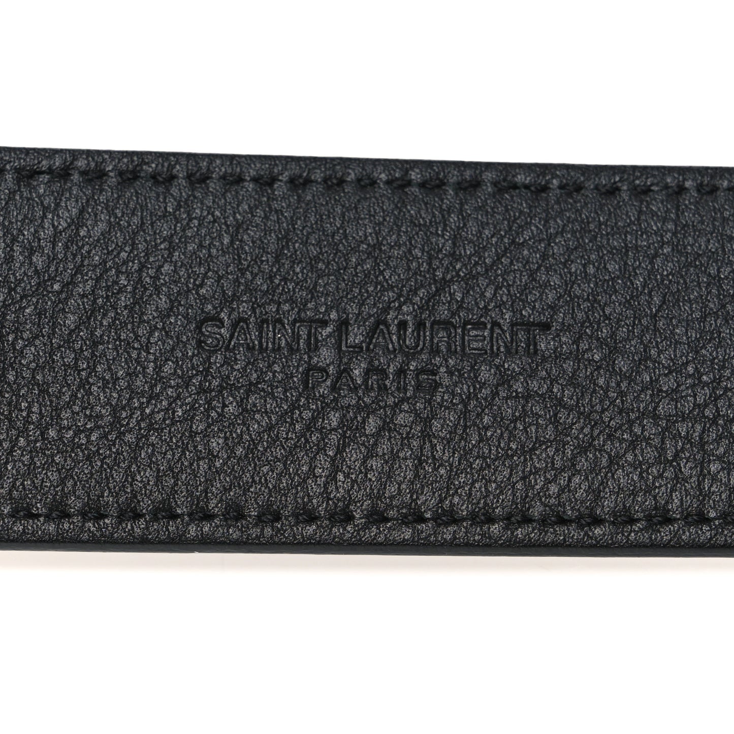 Box Laque Monochrome Monogram Square Buckle Belt 70 28 Black