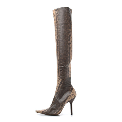 Gucci Lizard Knee High Boots 9 1 of 15