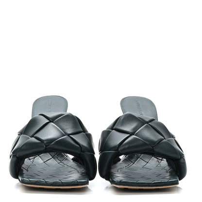 Bottega Veneta Nappa Maxi Intrecciato Lido 90mm Mule Sandals 39 Inkwell 2 of 7