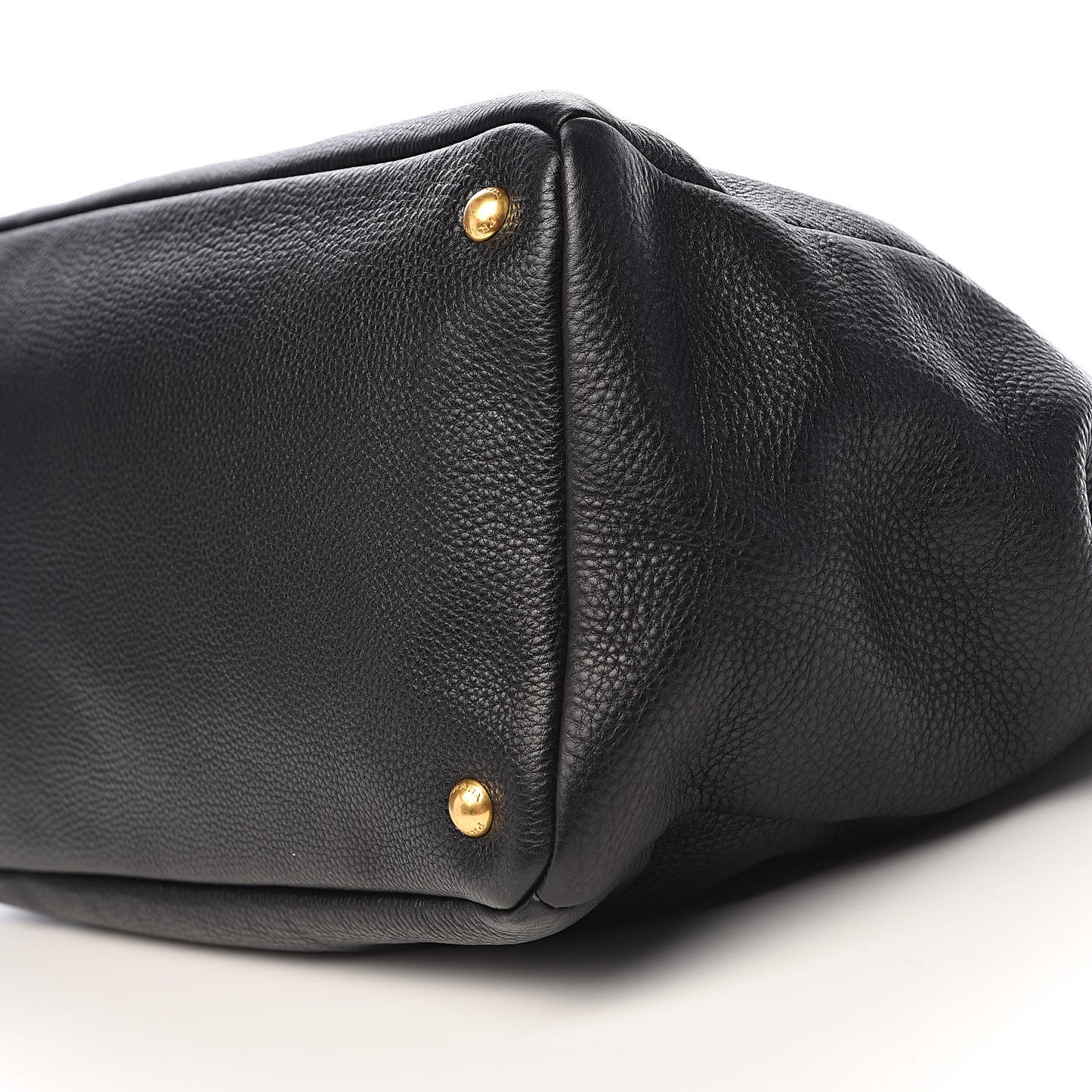 Vitello Daino Tote Black