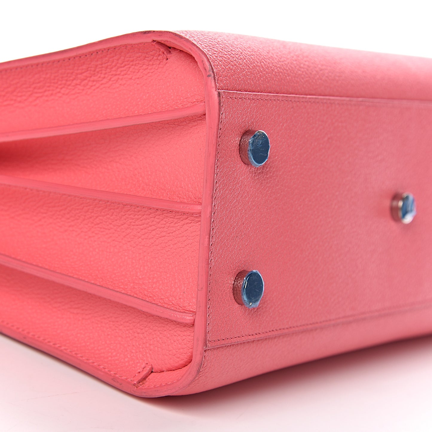Grained Calfskin Baby Sac De Jour Rose Clair