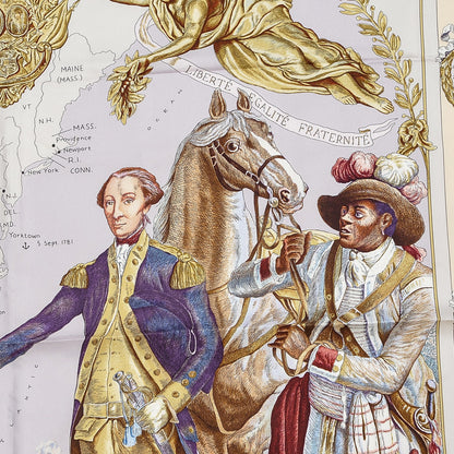 Hermes Silk Marquis De Lafayette Scarf 90 6 of 10