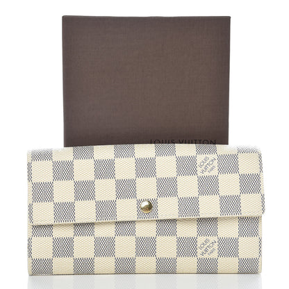 Louis Vuitton Damier Azur Sarah Wallet 10 of 10
