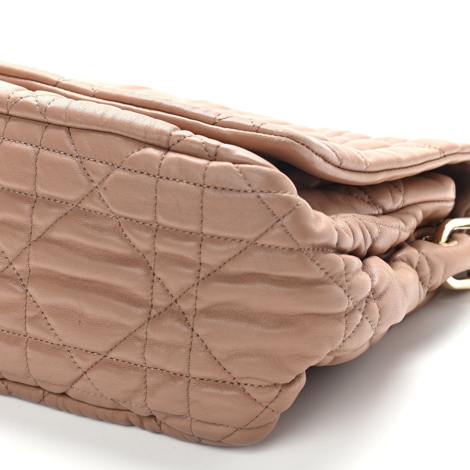 Christian Dior Lambskin Cannage Medium Delidior Flap Beige 7 of 9