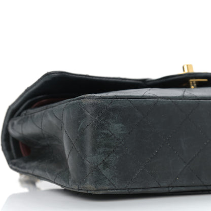 Chanel Lambskin Quilted Small Double Flap Black 11 of 19