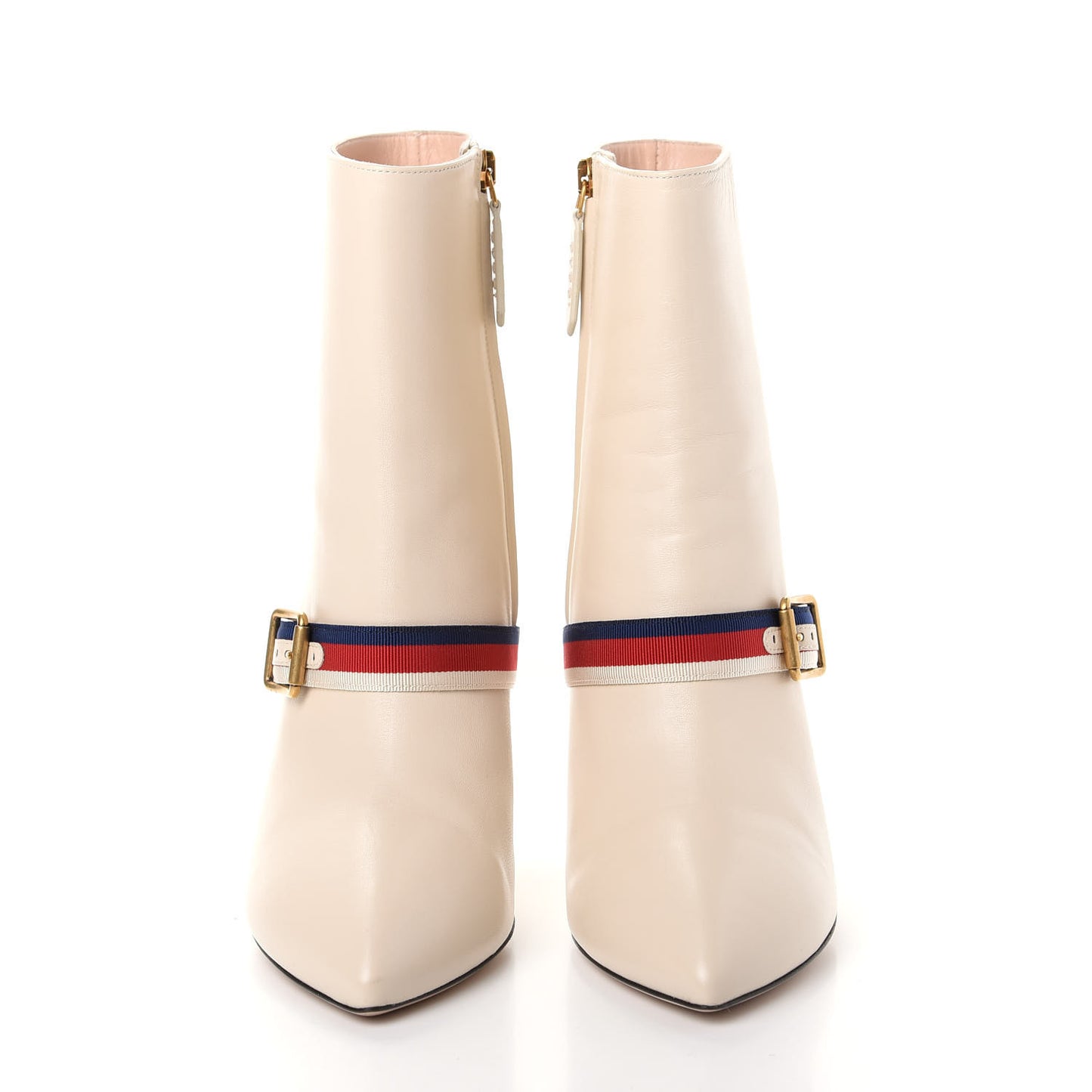 Nappa Sylvie Ankle Boots 38 Mystic White
