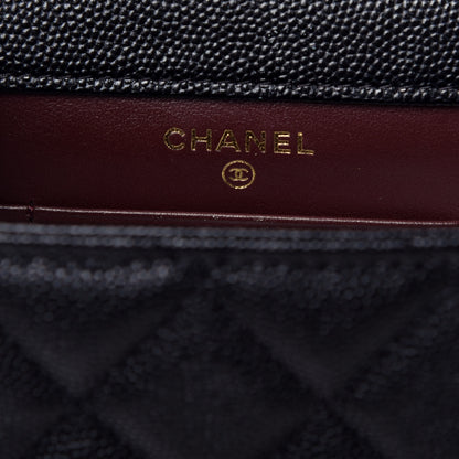Chanel Caviar Quilted Classic Phone Holder Black 6 of 10