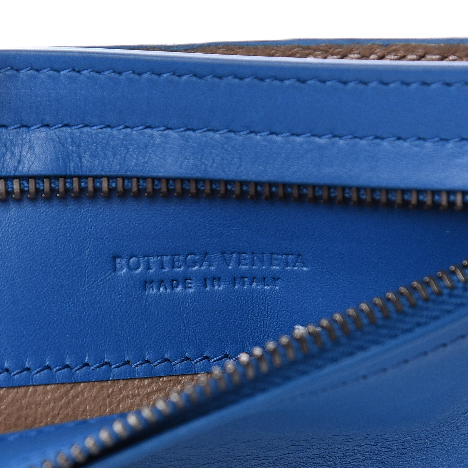 Bottega Veneta Nappa Intrecciato Card Case Sapphire 5 of 6