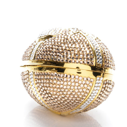 Judith Leiber Crystal Minaudiere Pill Case Gold 4 of 7