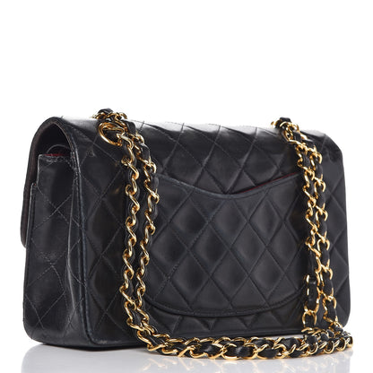 Chanel Lambskin Quilted Small Double Flap Black 3 of 12