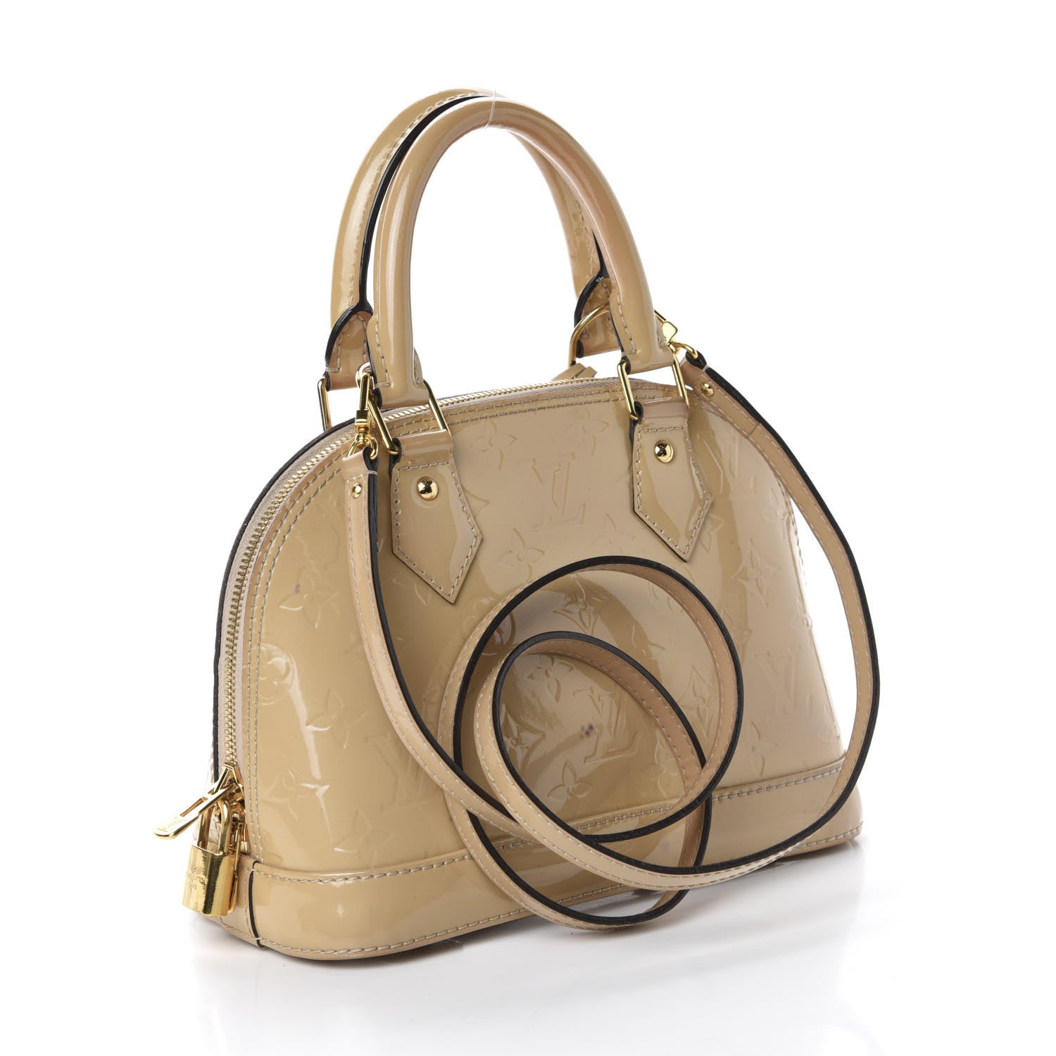 Louis Vuitton Vernis Alma BB Dune 3 of 14