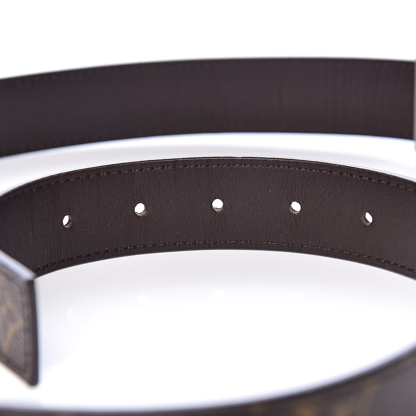 Monogram LV Cut Reversible Belt 85 34