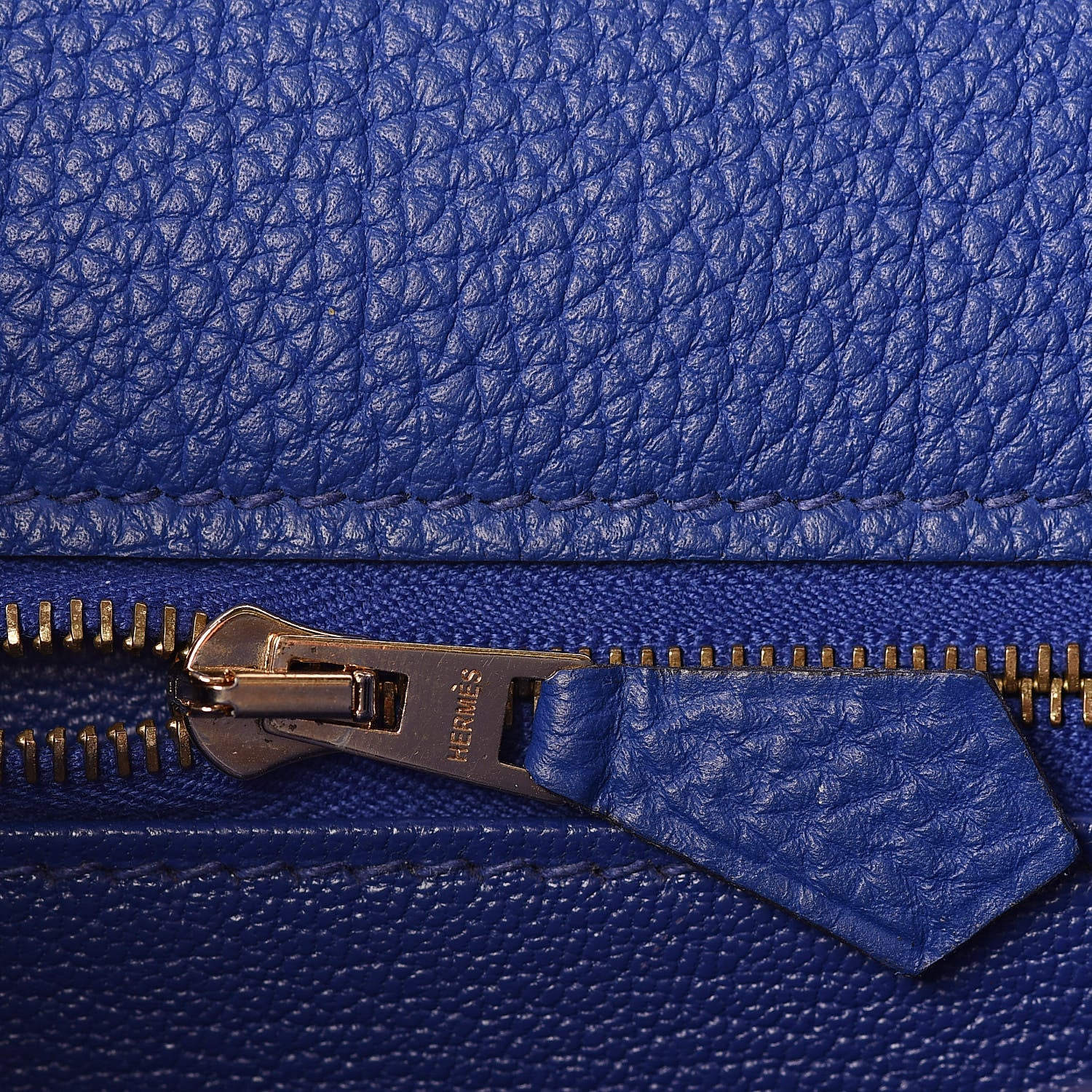 Hermes Togo Kelly Retourne 28 Bleu Electrique 20 of 37