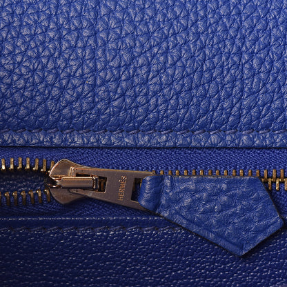 Hermes Togo Kelly Retourne 28 Bleu Electrique 20 of 37