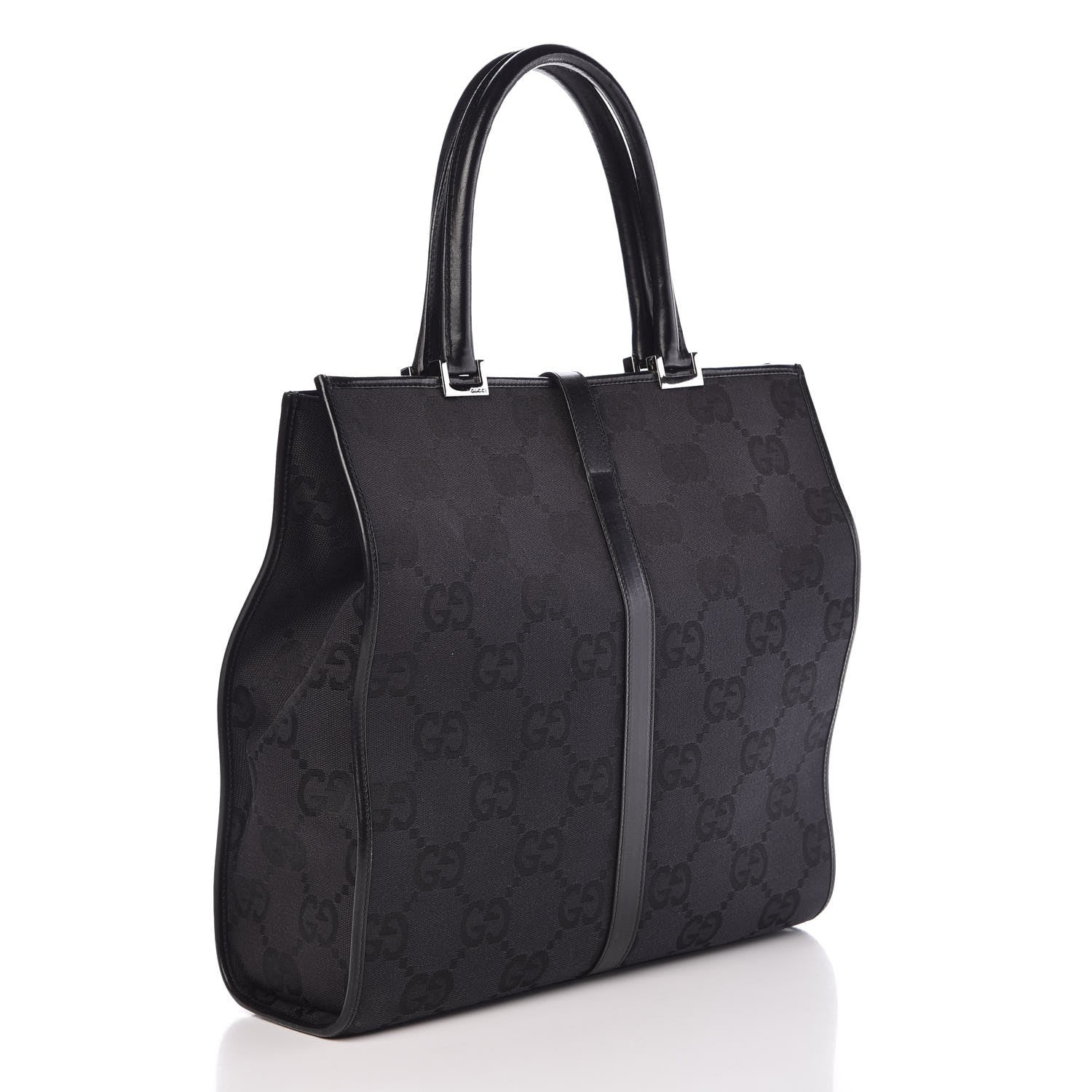 Gucci Monogram Bardot Bag Black 3 of 12