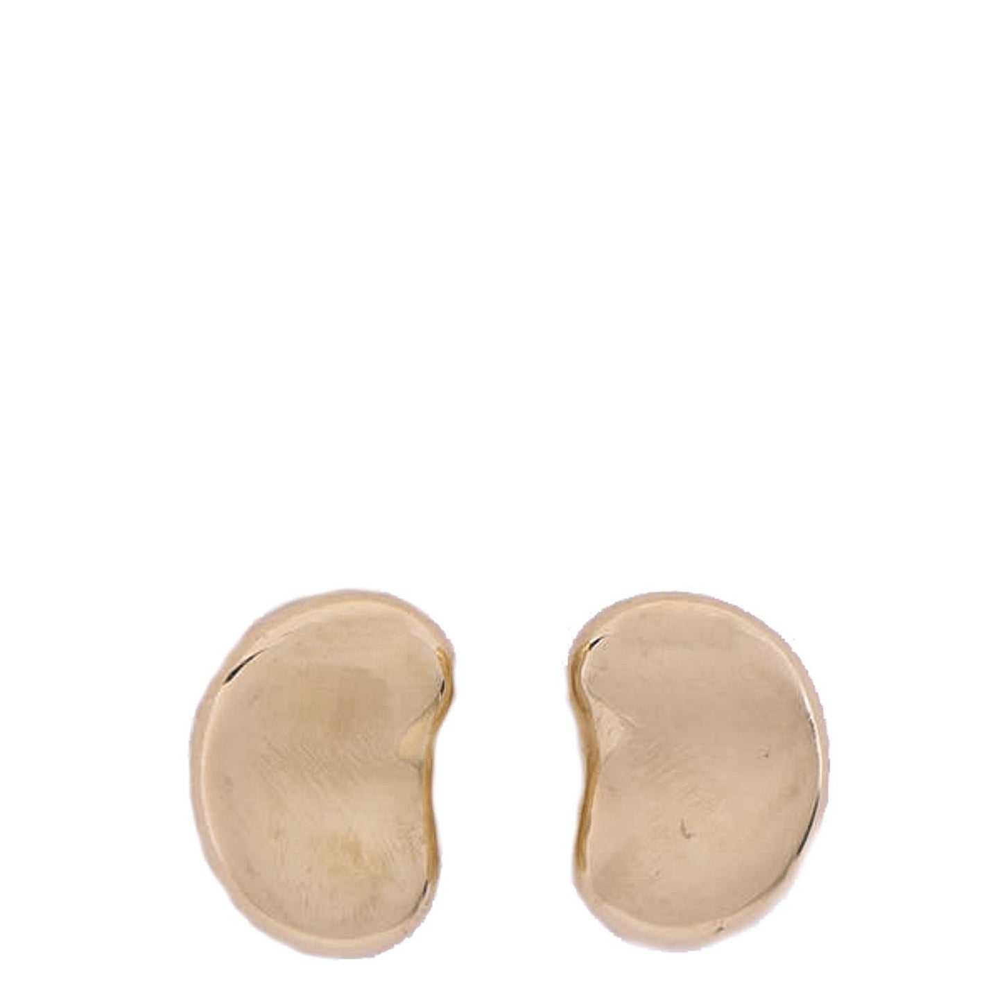 18K Yellow Gold 5mm Elsa Peretti Bean Earrings