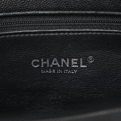 Chanel Caviar Lizard Quilted Small Coco Handle Flap Black 6 of 10